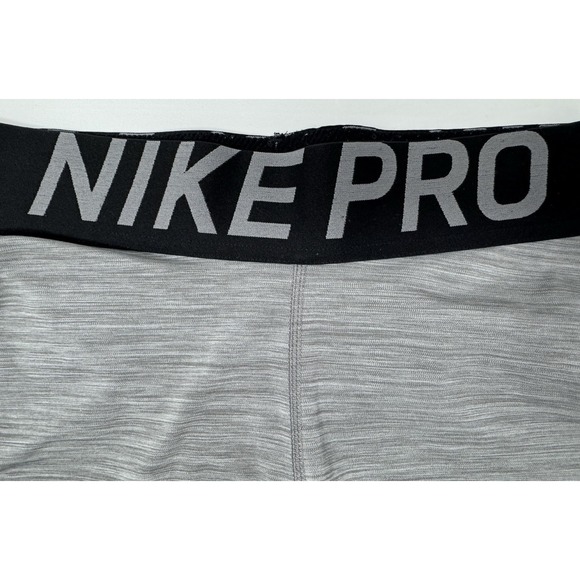 Nike Pro Women Grey Small Athletic Shorts Dri-fit Running Sports - Picture 5 of 7
